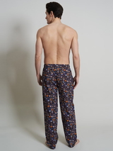 A Fish Named Fred Wintersport  navy/print pyjama pant