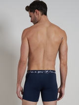 A Fish Named Fred 110001 navy/white boxer short