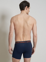 A Fish Named Fred Racing navy/print boxer short