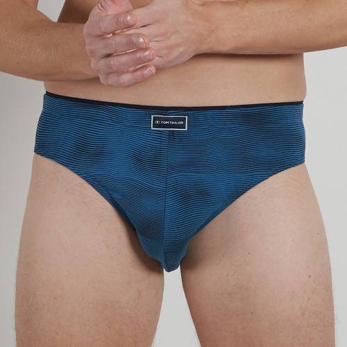 Tom Tailor Wave blue/black men brief