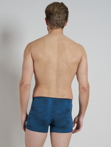 Tom Tailor Wave blue/black sport boxershort