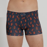 Tom Tailor Autumn grey/orange sport boxershort