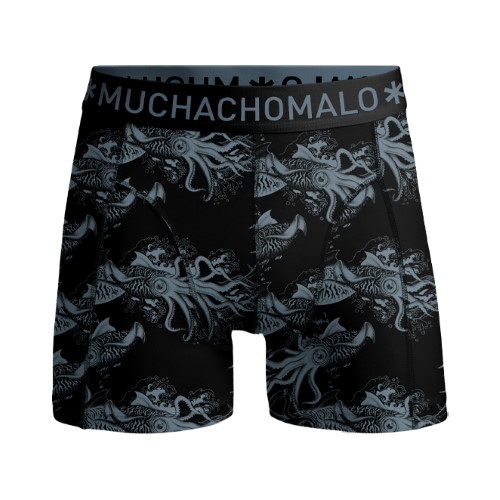Muchachomalo Calamari black/blue boxer short