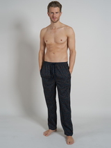 Tom Tailor Leafs navy/print pyjama pant
