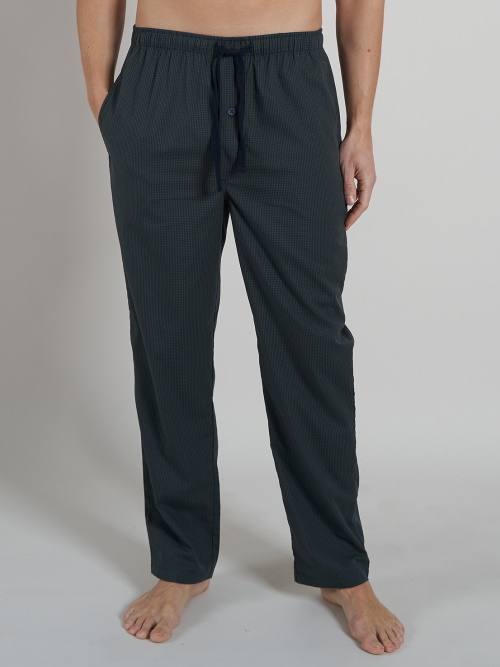 Tom Tailor Checkered green/print pyjama pant