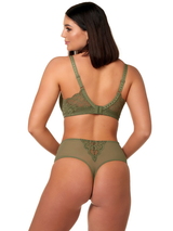 After Eden D-Cup & Up NF BO khaki thong