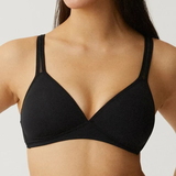 Naturana Monday black wireless bra