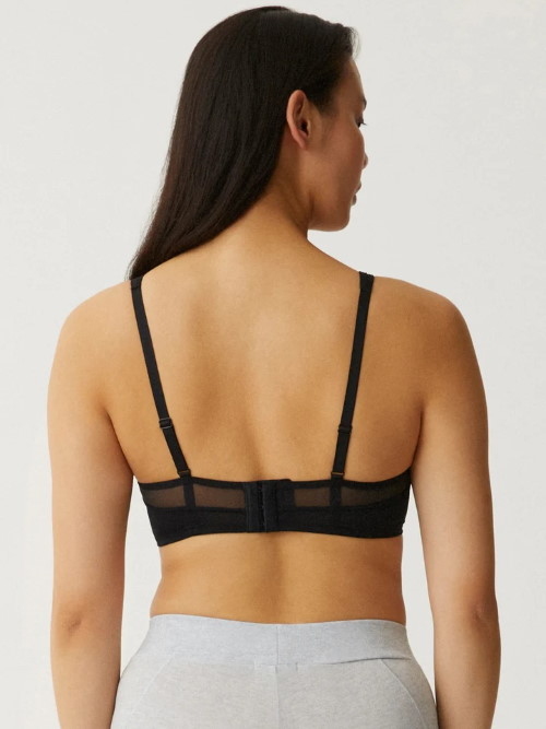 Naturana Monday black wireless bra