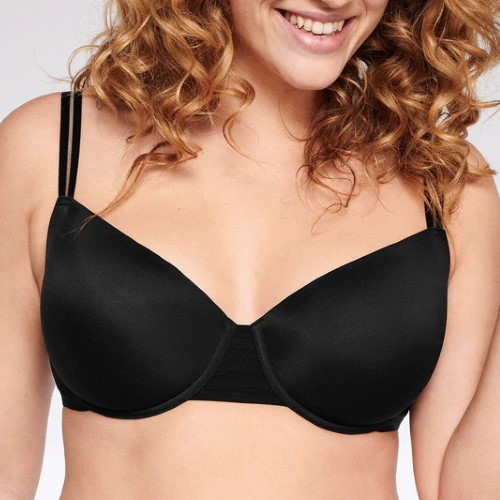 Naturana Monday black padded bra