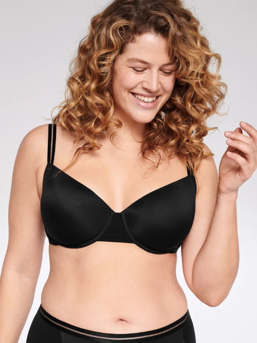 Naturana Monday black padded bra