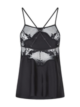 LingaDore Night Eline black sleep shirt