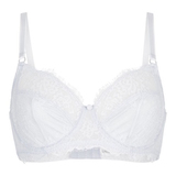 LingaDore Heather Blue white non-padded bra