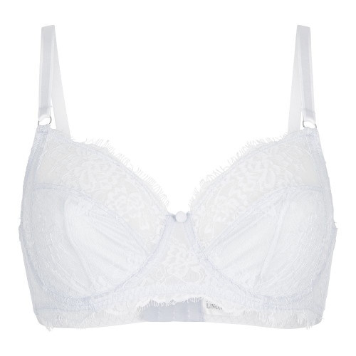 LingaDore Heather Blue white non-padded bra