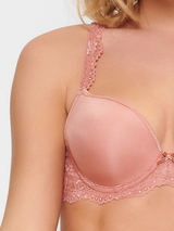 LingaDore Daily Basic antique rose push up bra
