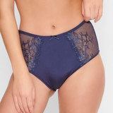 LingaDore Daily Maxi Slip navy blue high waist brief
