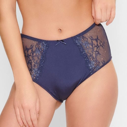 LingaDore Daily Maxi Slip navy blue high waist brief