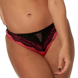 After Eden Norree red/black thong