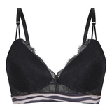 LingaDore Striped Zebra black/print padded bra