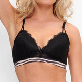 LingaDore Striped Zebra black/print padded bra
