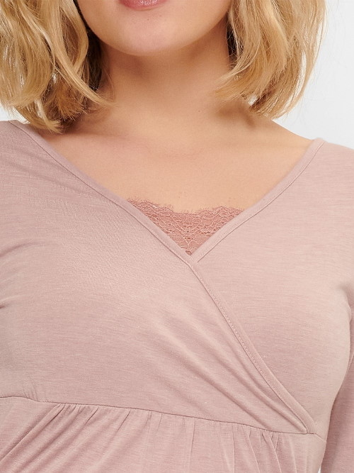 LingaDore Night Adobe Rose antique rose nightdress