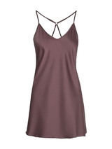 LingaDore Night Brown Dots brown slipdress