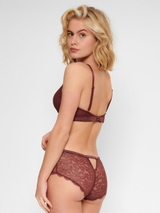 LingaDore Rum Raisin brown padded bra