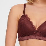 LingaDore Rum Raisin brown padded bra