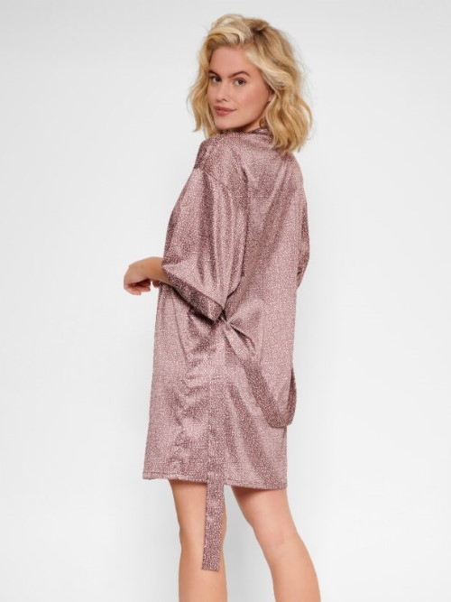 LingaDore Night Giraffe brown/print kimono