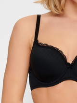 LingaDore Daily Cottonlook black padded bra