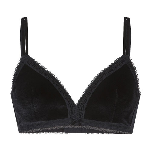 LingaDore Velvet black padded bra