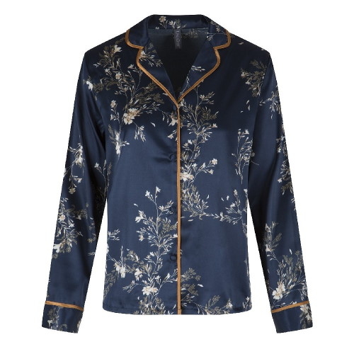 LingaDore Night SATIN navy/print pajama