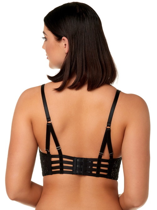 After Eden D-Cup & Up Nina black padded bra