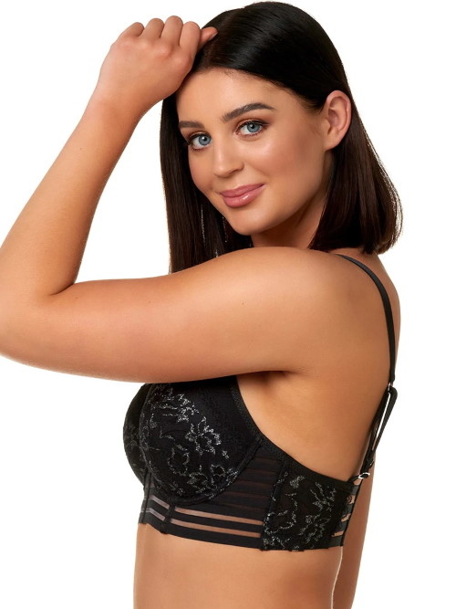 After Eden D-Cup & Up Nina black padded bra