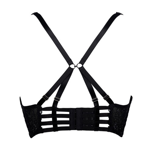 After Eden D-Cup & Up Nina black padded bra