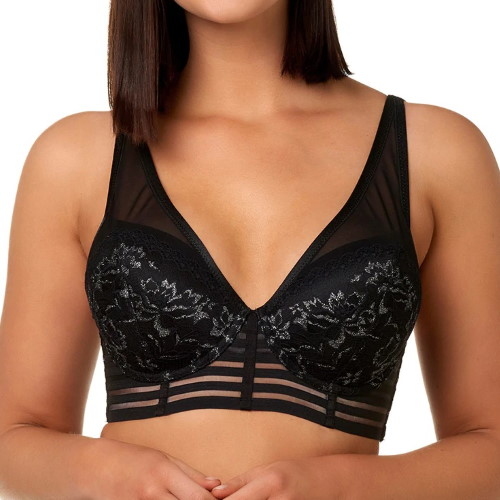 After Eden D-Cup & Up Nina black padded bra