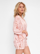 LingaDore Night Tie-Dye Hippie orange/print pyjama trouser