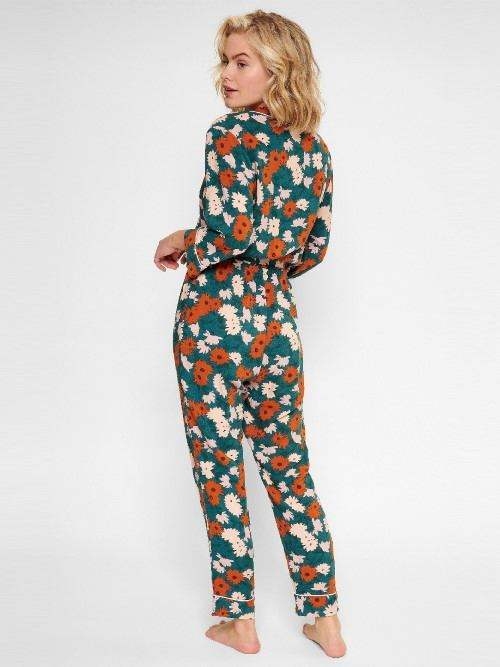 LingaDore Night Retro green/print jumpsuit
