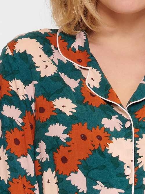 LingaDore Night Retro green/print jumpsuit