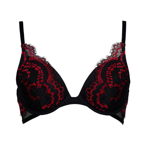 After Eden Nulan black/red padded bra
