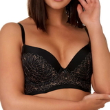 After Eden D-Cup & Up Novenna black/gold padded bra