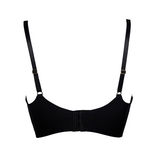 After Eden D-Cup & Up Novenna black/gold padded bra