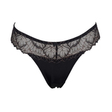 After Eden D-Cup & Up Novenna black/gold thong