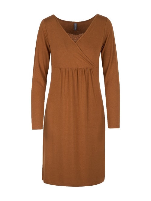 LingaDore Night Adobe Rose leather brown nightdress