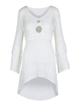 LingaDore Beach Bohemian Chic off white dress