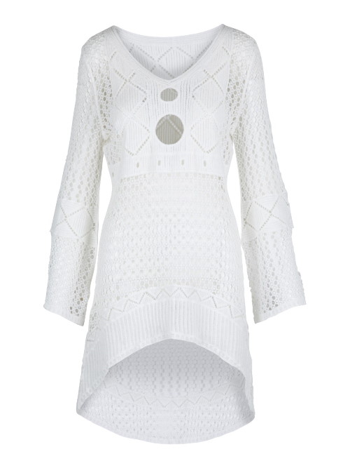 LingaDore Beach Bohemian Chic off white dress