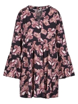 LingaDore Beach Paisley Love black/print tunic