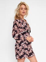 LingaDore Beach Paisley Love black/print tunic