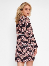 LingaDore Beach Paisley Love black/print tunic
