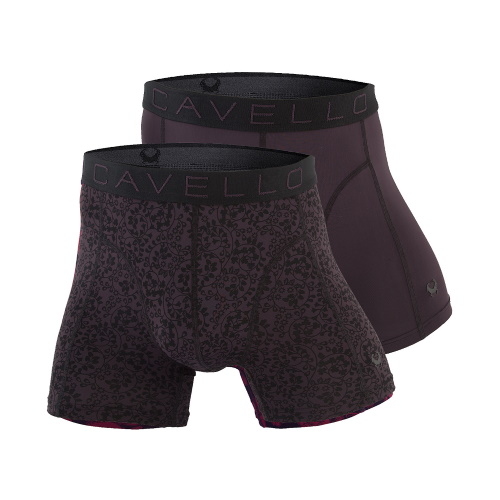 Cavello Paisley purple/black sport boxershort