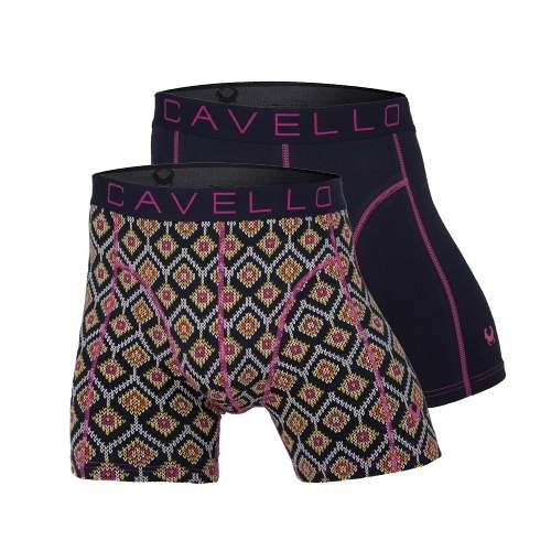 Cavello Stitch black boxer short